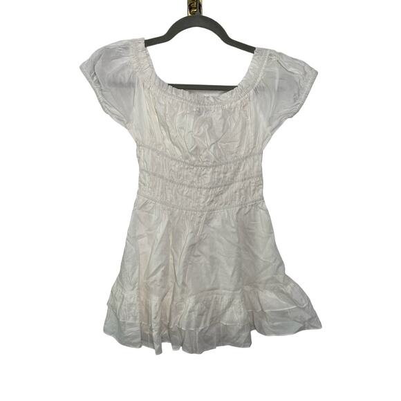 Majorelle Puff Short Sleeves Mini Dress Ruffle Hoco Summer Spring Vacation Sz S - Picture 1 of 6